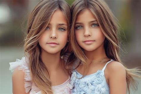 The most beautiful twins in the world: Where are they。